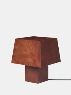 Burl Table Lamp