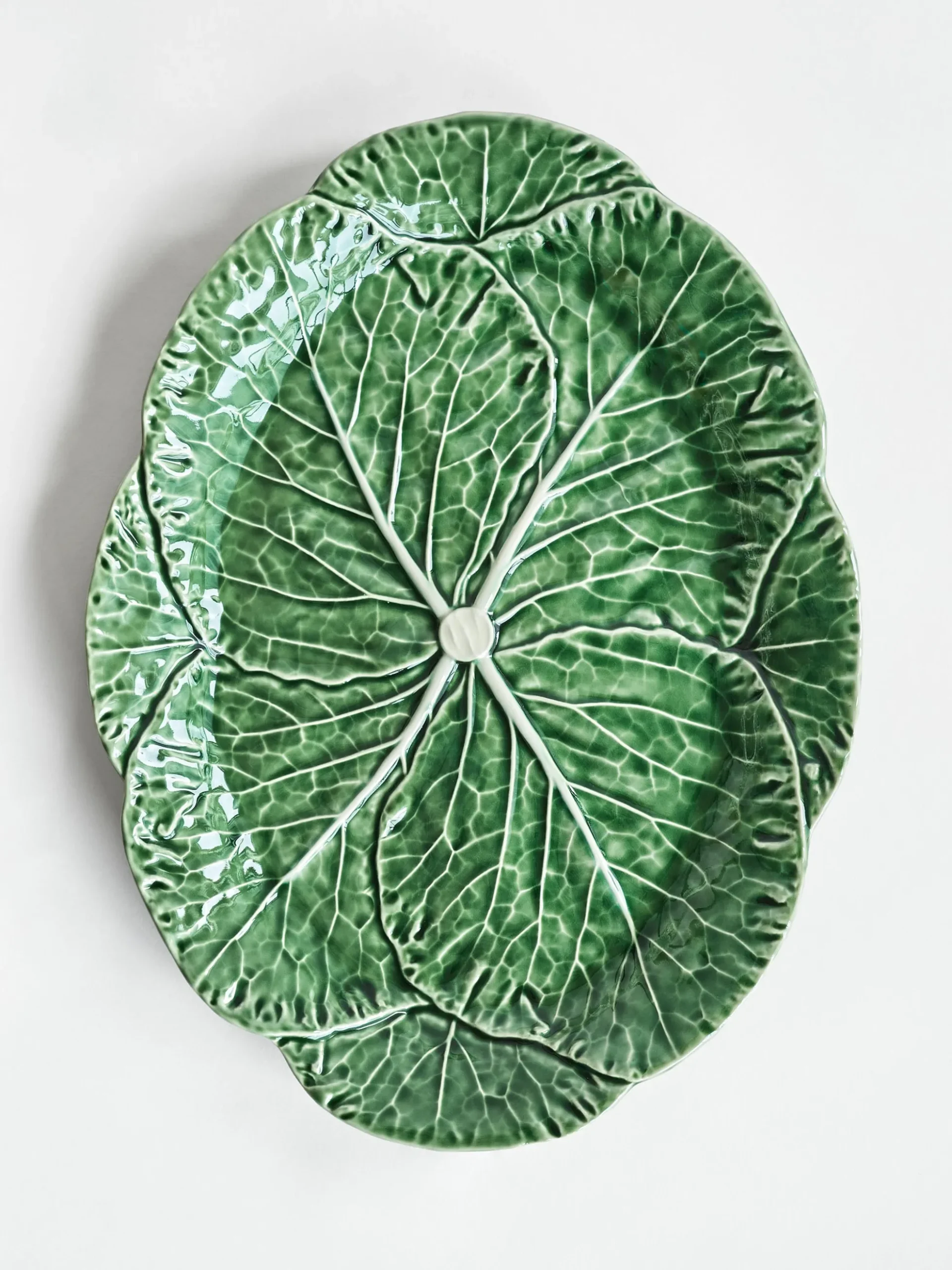 Cabbage Oval Plate - Large
