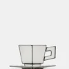 Carte Blanche Cappuccino Cup with Saucer