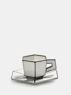 Carte Blanche Espresso Cup with Saucer