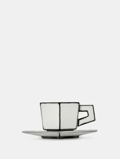 Carte Blanche Espresso Cup with Saucer