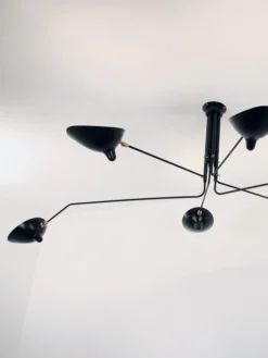 Ceiling Lamp with 6 Rotating Arms