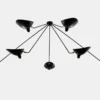 Ceiling Lamp with Seven Fixed Arms