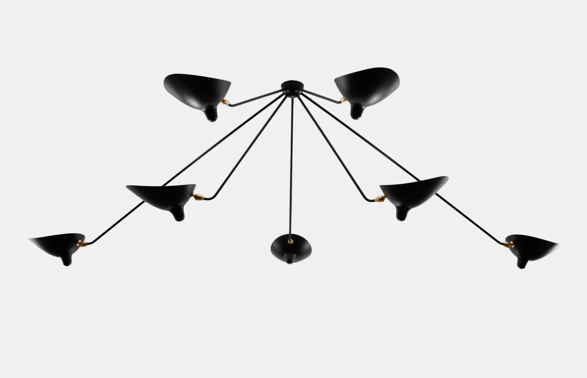 Ceiling Lamp with Seven Fixed Arms