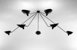 Ceiling Lamp with Seven Fixed Arms