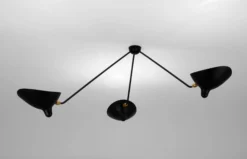 Ceiling Lamp with Three Fixed Arms
