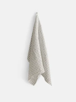 Checks Dishtowel - Black