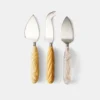 Cheese Knives Cream - Set of 3