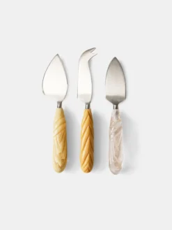 Cheese Knives Cream - Set of 3