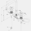 Christiansborg Tap U200 - 3-hole - Brass