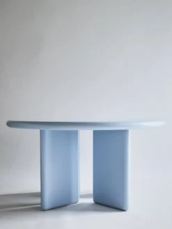 Chunky Round Table - Light Blue - 140