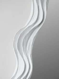 Clam Shell Mirror Large Oval
