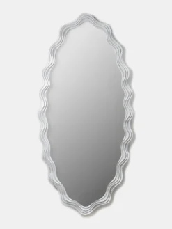 Clam Shell Mirror Large Oval