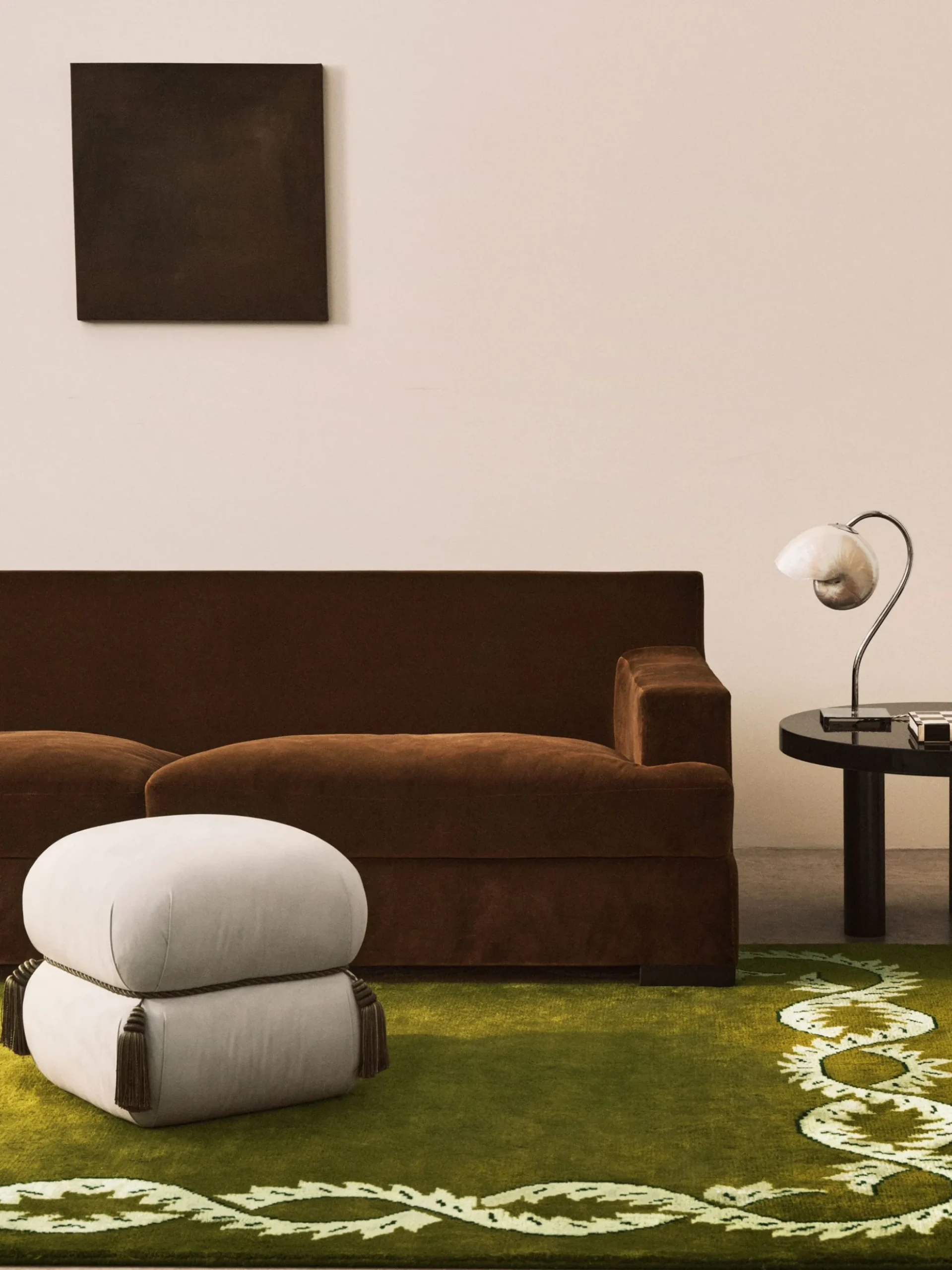 Climbing Vine Rug - Olive