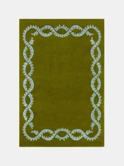 Climbing Vine Rug - Olive