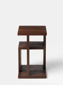 Constructivist Side Table - Walnut