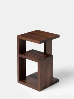 Constructivist Side Table - Walnut
