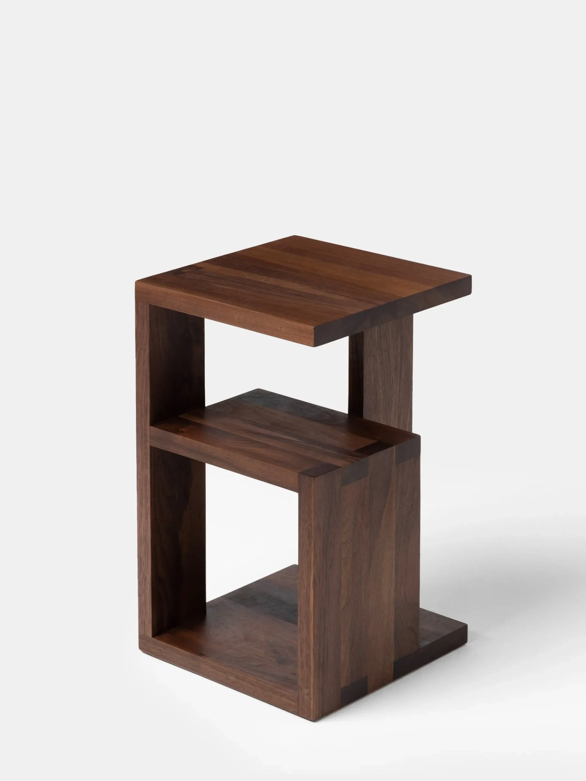 Constructivist Side Table - Walnut