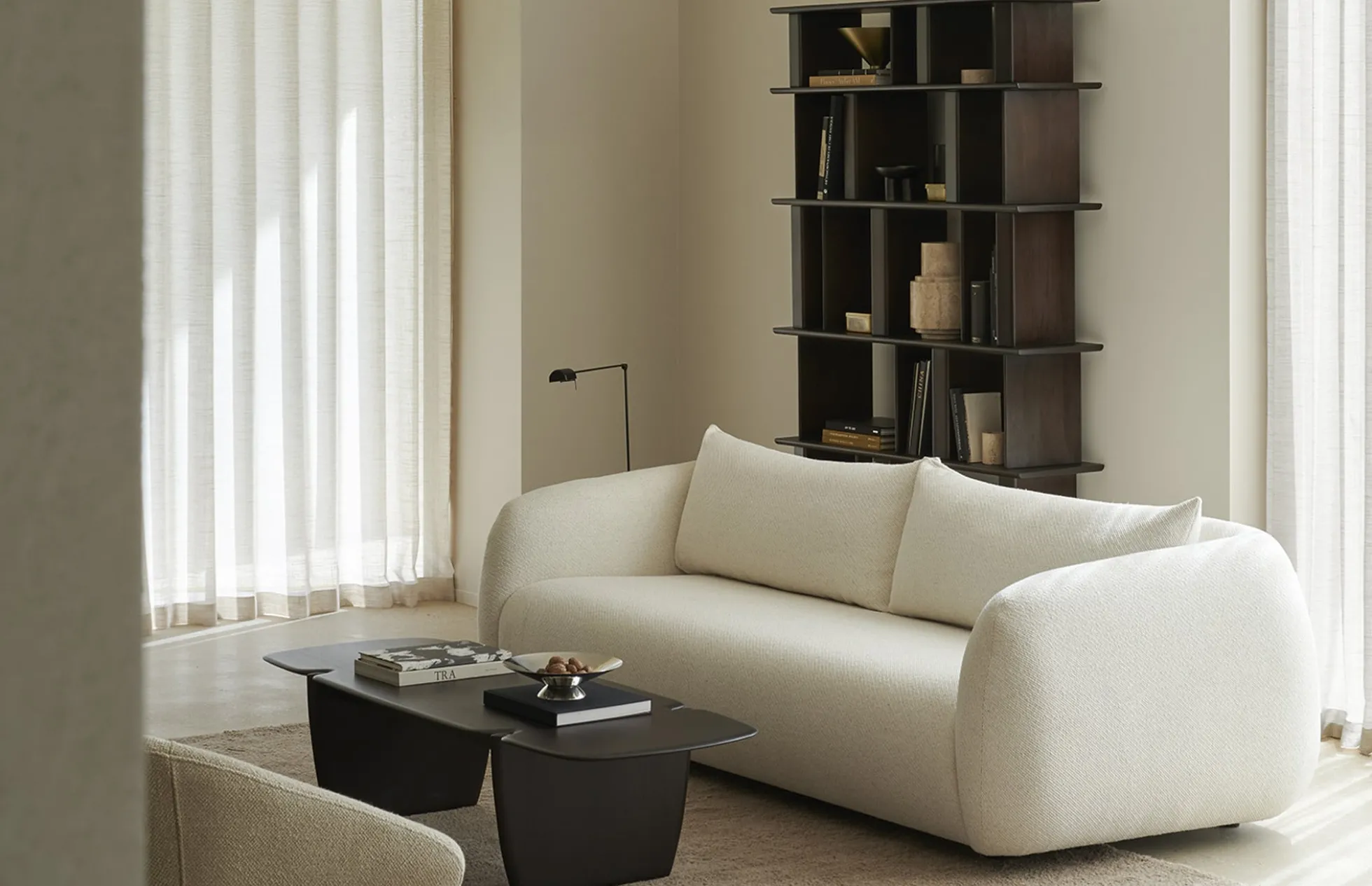 Contour Sofa - 3 seater - Chalk