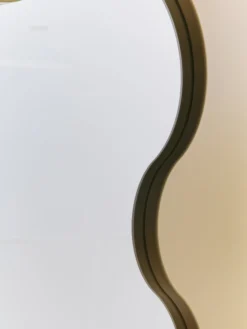 Curvy Mirror - Light Yellow
