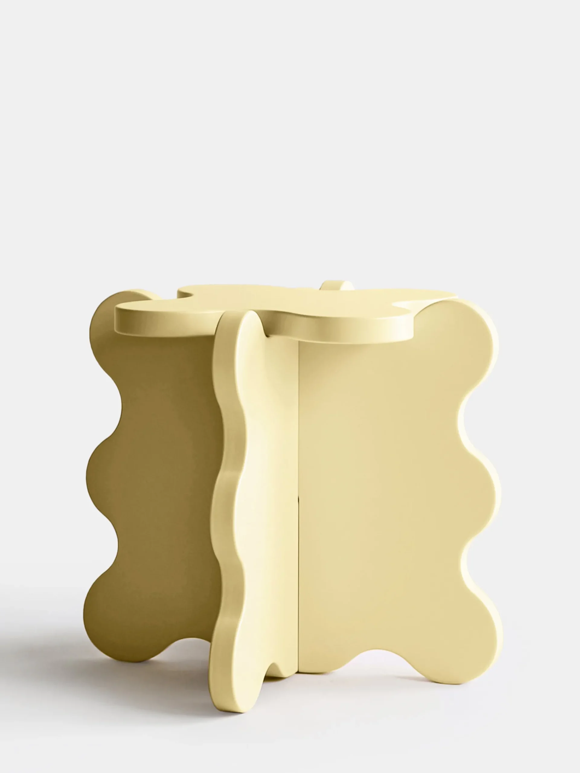 Curvy Table Mini - Light Yellow