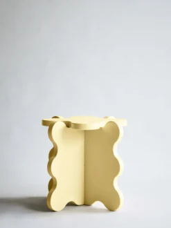 Curvy Table Mini - Light Yellow
