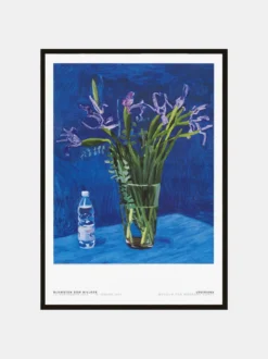 David Hockney - Iris with Evian Bottle