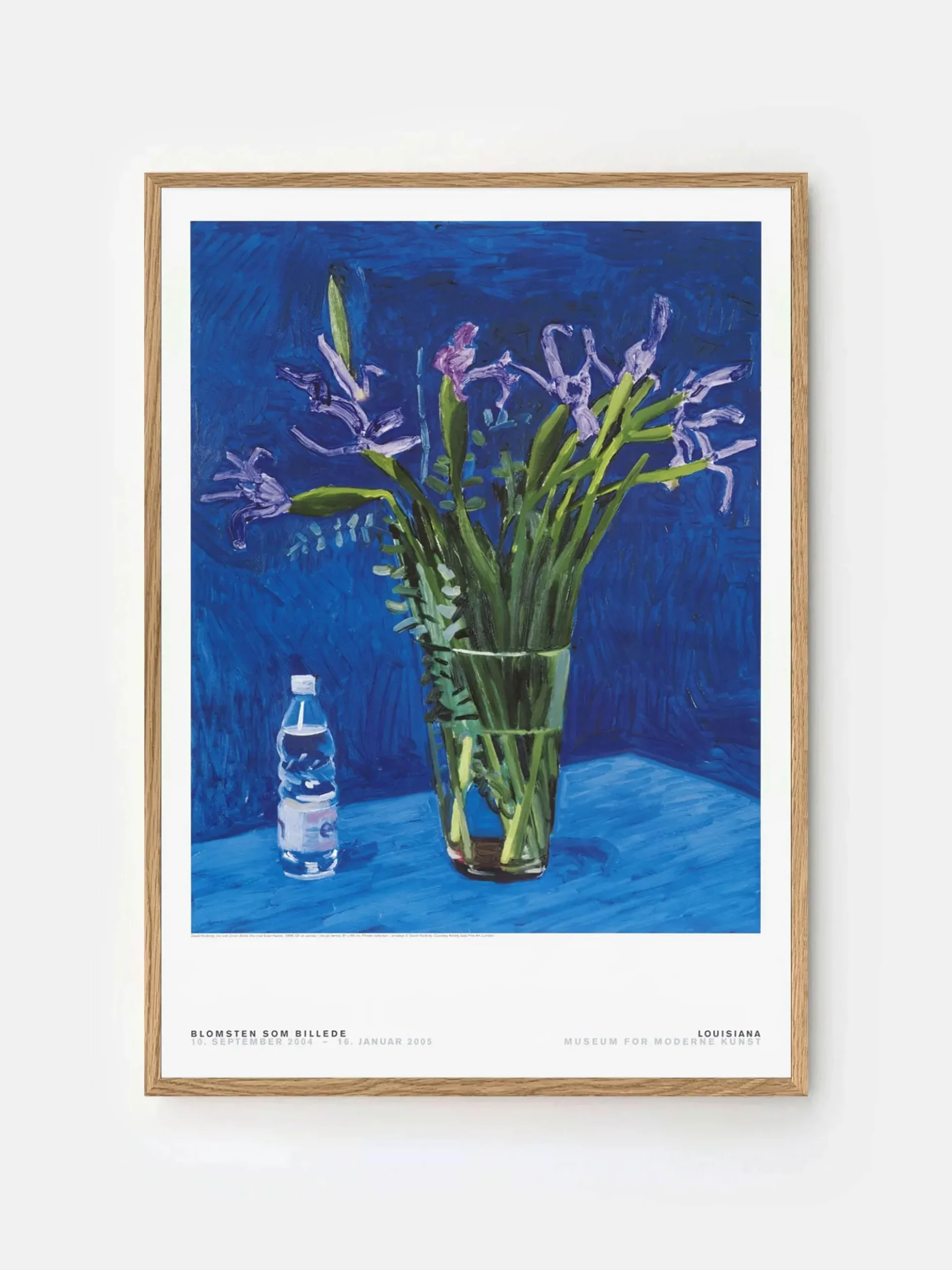 David Hockney - Iris with Evian Bottle
