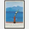 David Hockney - Mount Fuji and Flowers
