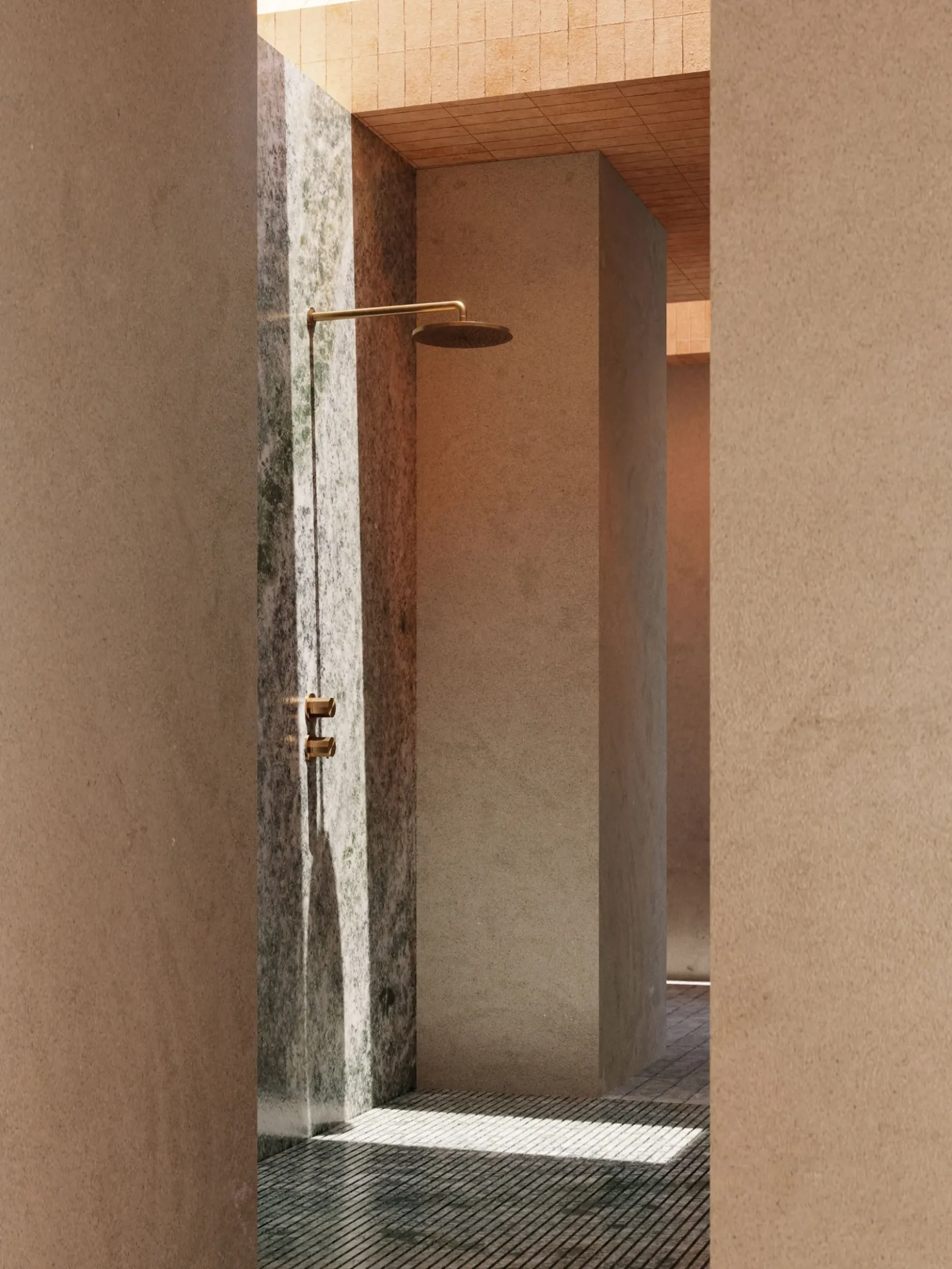 Déca Head Built-In Shower Fixture