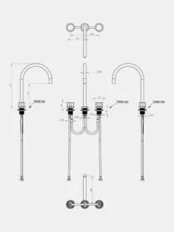 Déca Tap Ø200 - 3 hole