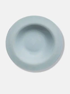 Degustation Large Round Blue Grey and Dark Blue