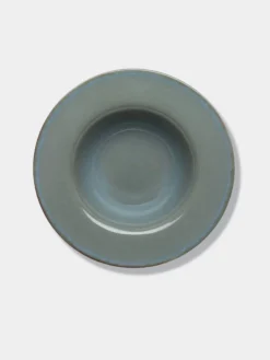 Degustation Small Round Blue Grey and Dark Blue