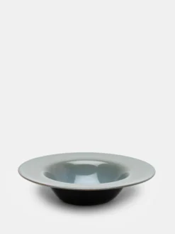 Degustation Small Round Blue Grey and Dark Blue