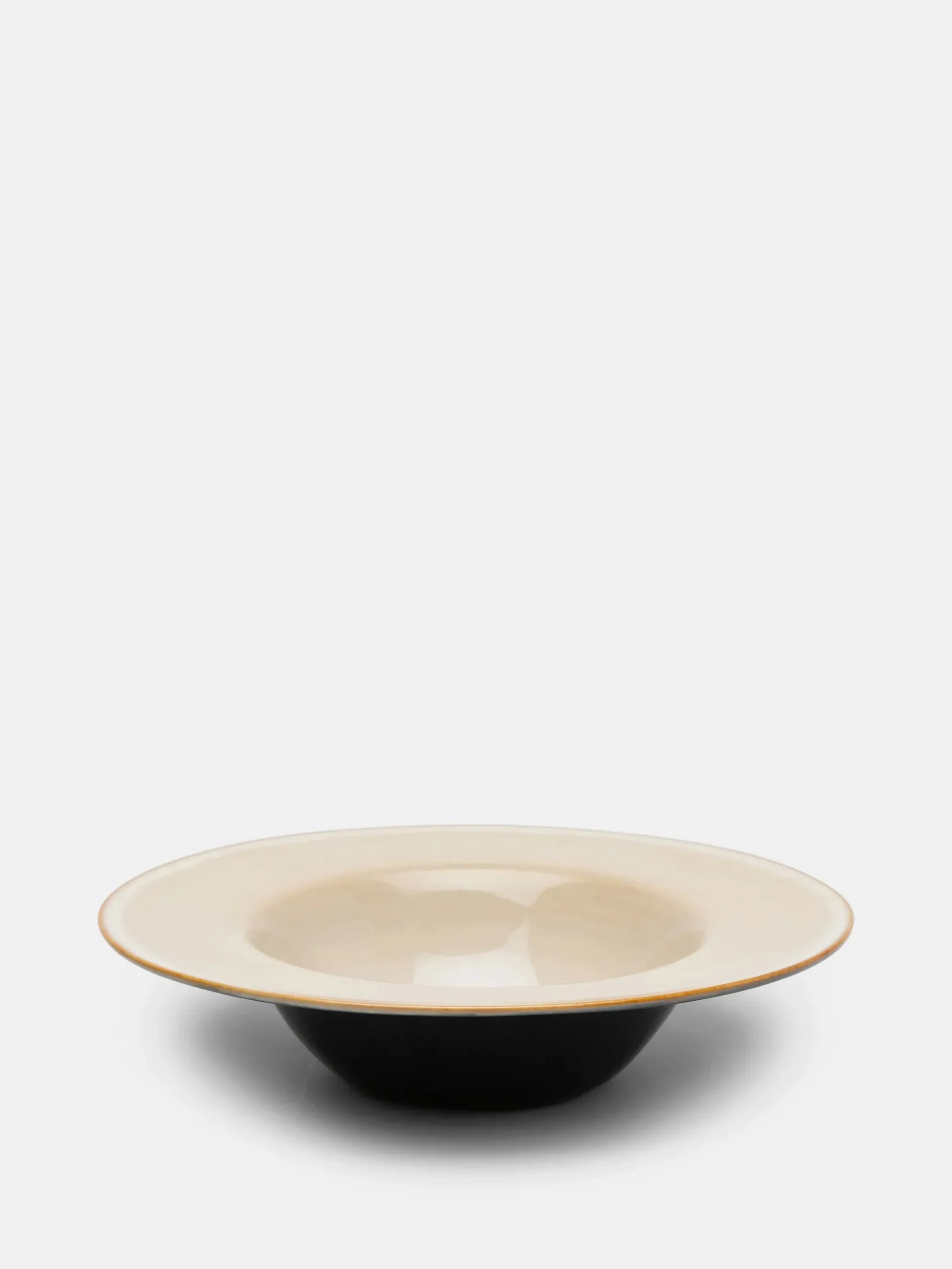 Degustation Small Round Misty Grey and Dark Blue