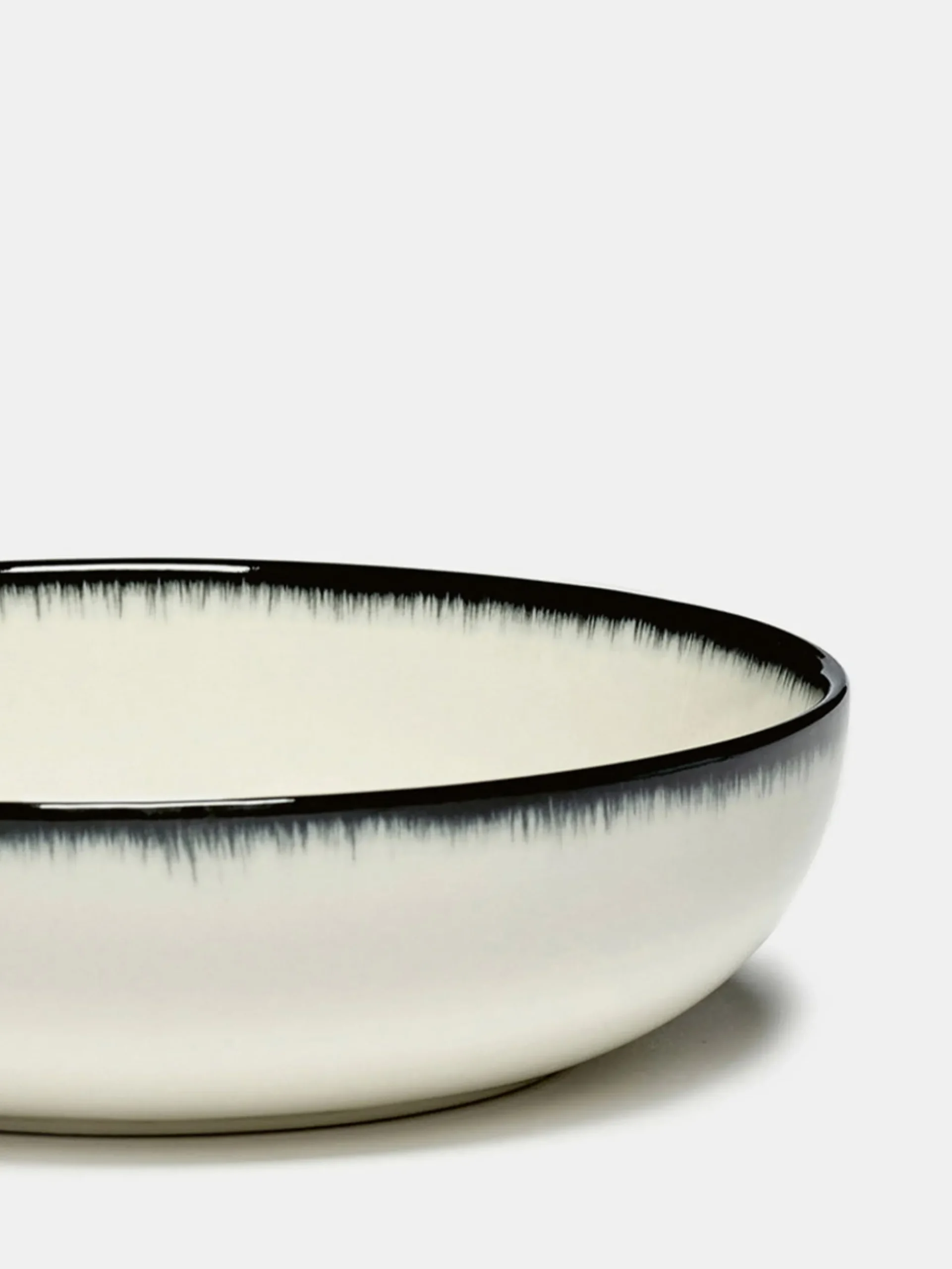 Dé - High Plate 15,5 cm Off White - Black A