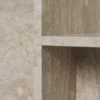Distinct Side Table - Travertine