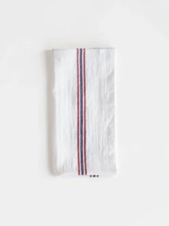 Drapeau Dish Towel - White