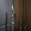 Drip Candle Holder - Silver