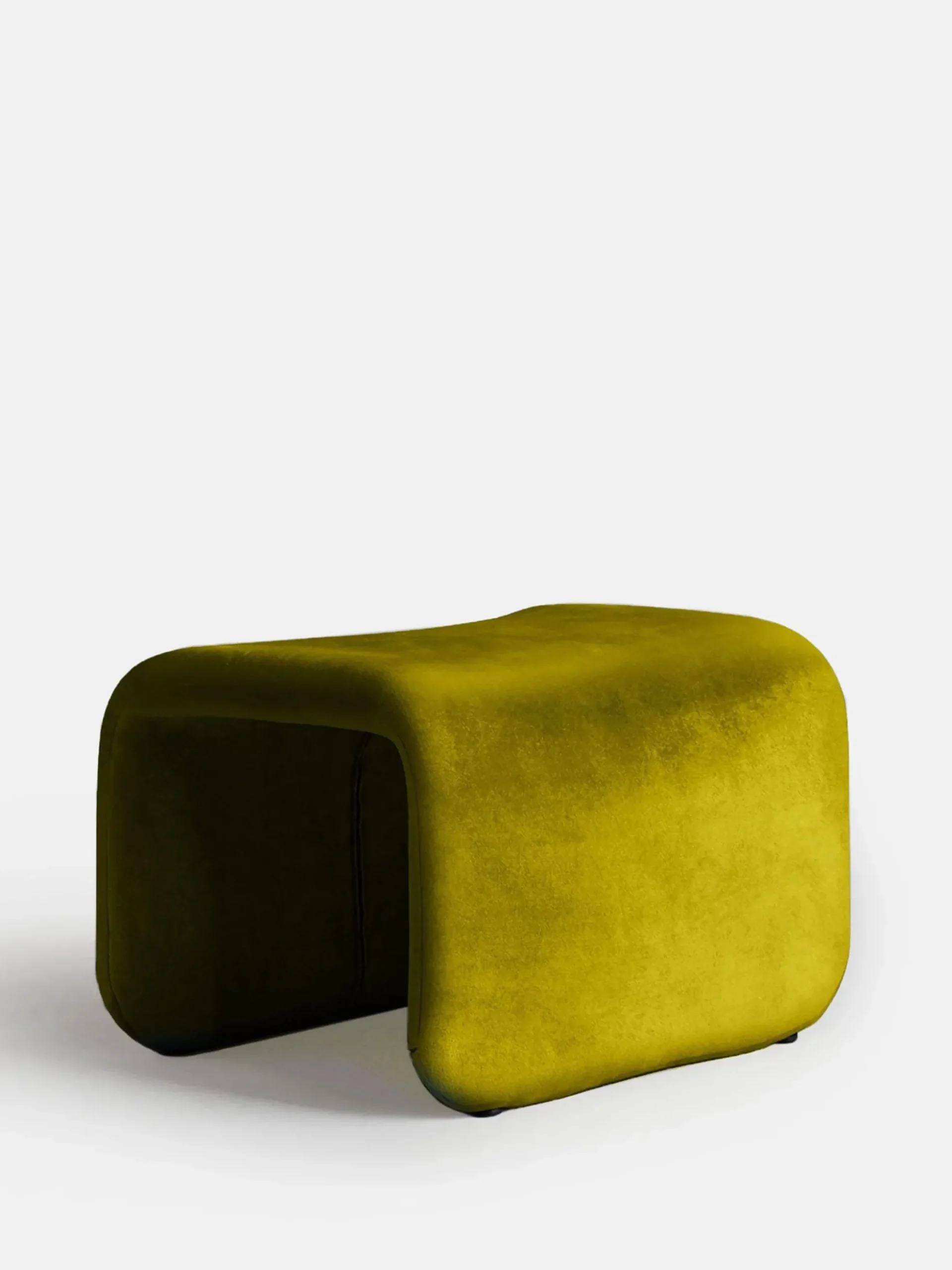 Etcetera Footstool - Turmeric Yellow