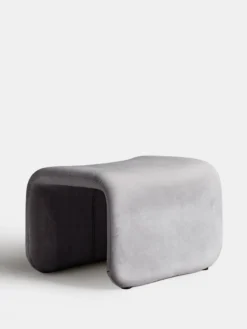 Etcetera Footstool - Zink Grey