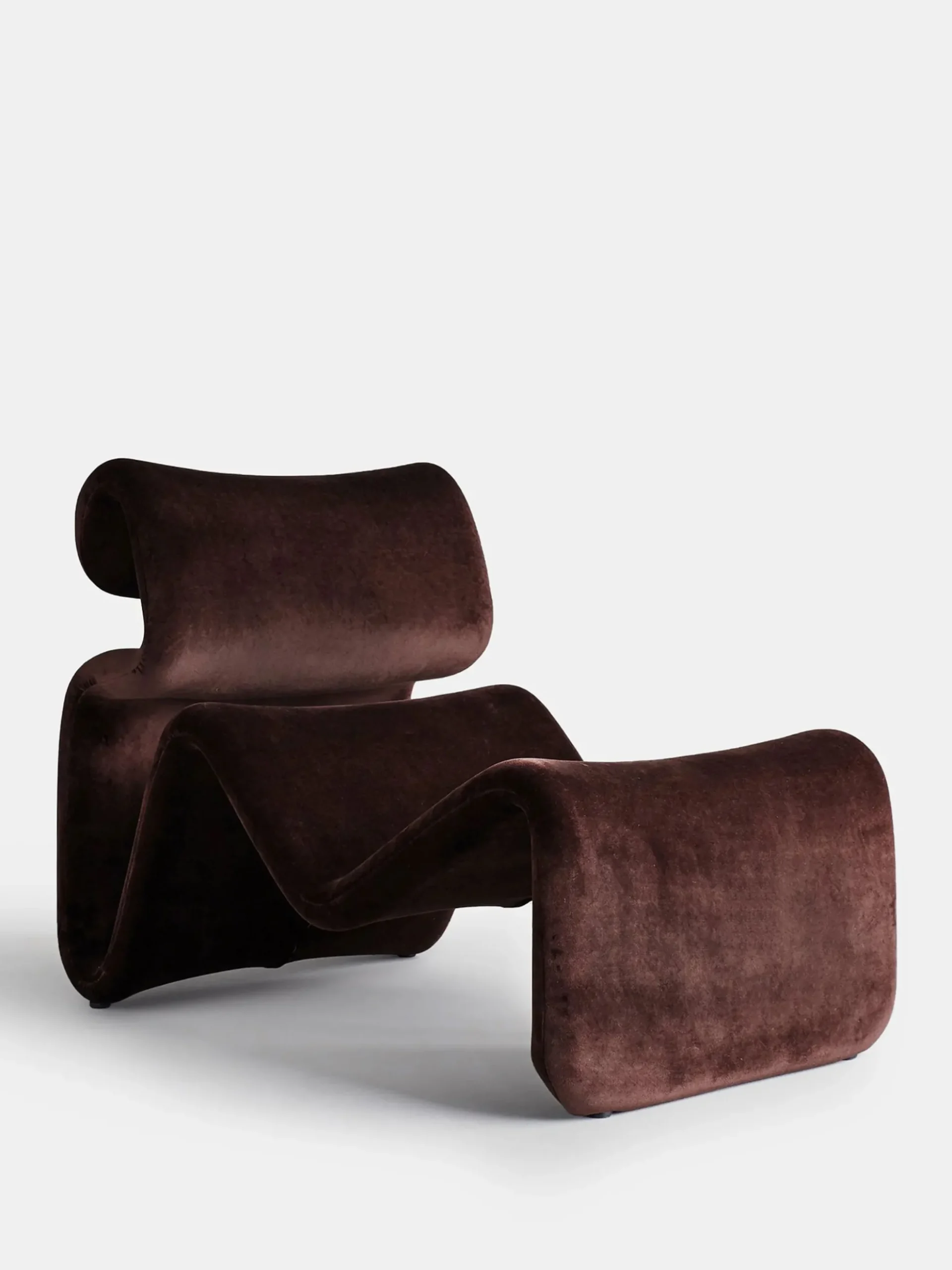 Etcetera Lounge Chair - Chocolate Brown
