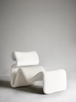 Etcetera Lounge Chair - Creme White