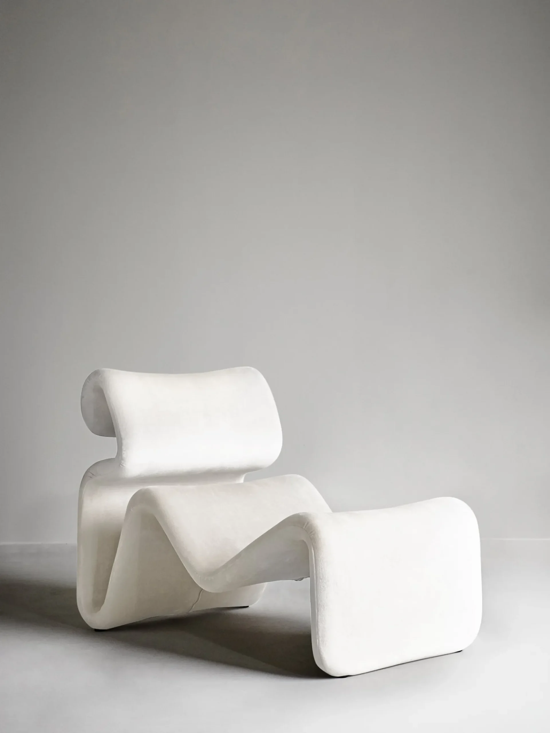 Etcetera Lounge Chair - Creme White