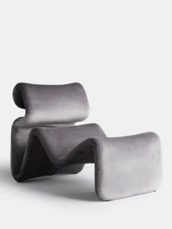 Etcetera Lounge Chair - Zink Grey