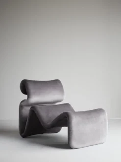 Etcetera Lounge Chair - Zink Grey