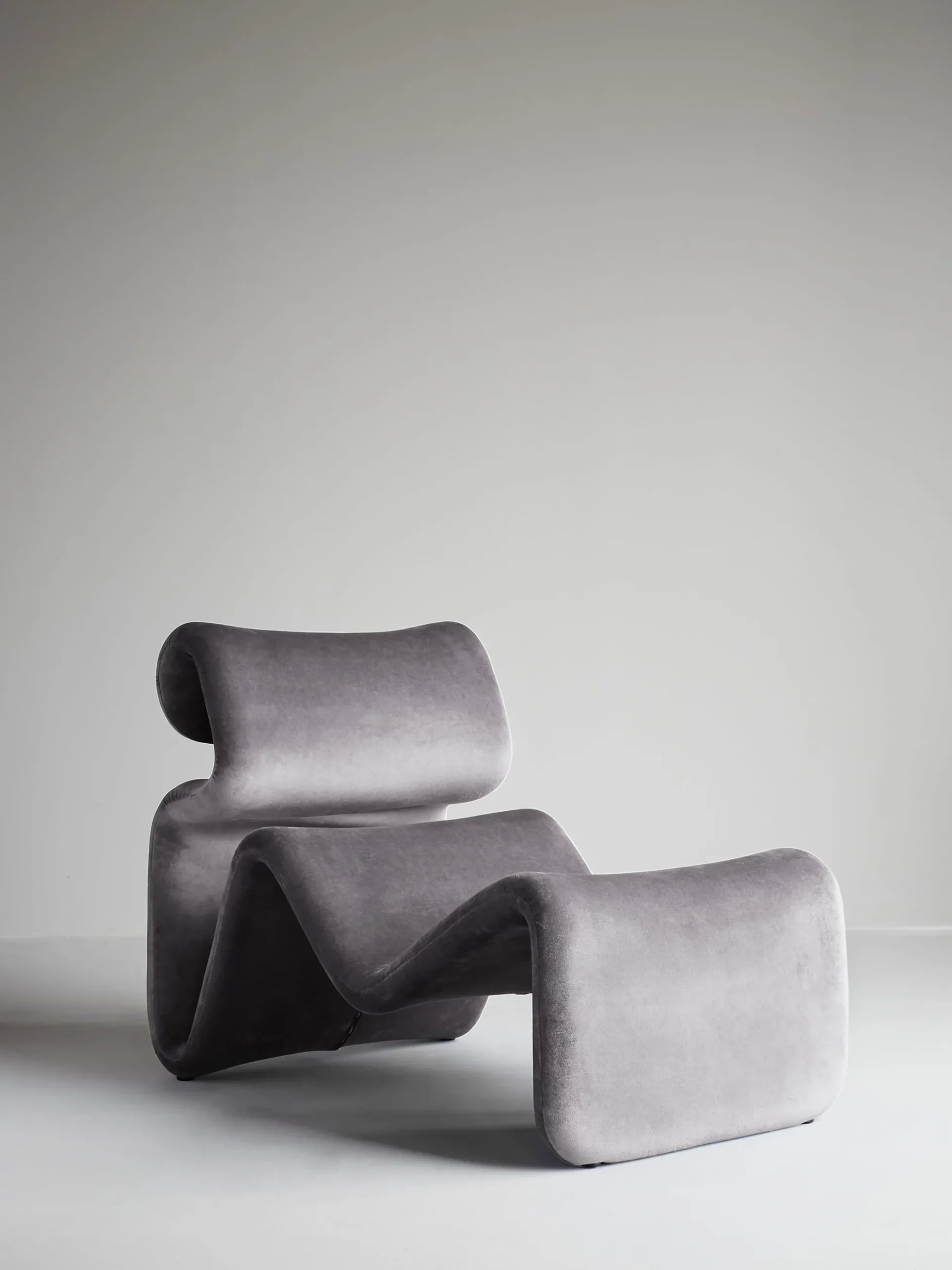 Etcetera Lounge Chair - Zink Grey