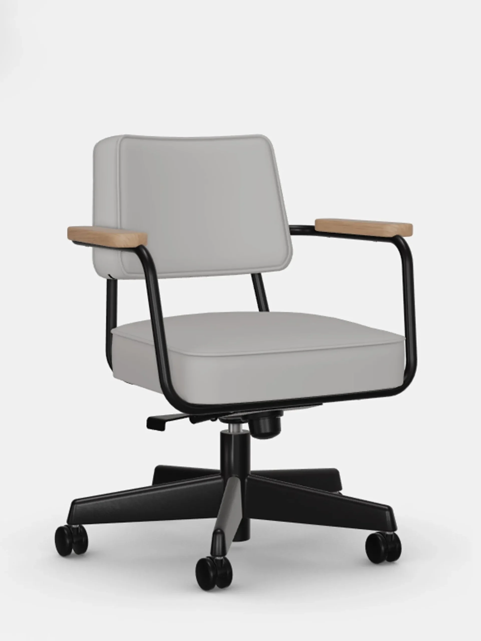 Fauteuil Direction Pivotant – Twill – Light Grey