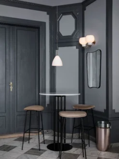 F.A Wall Mirror - Black Brass