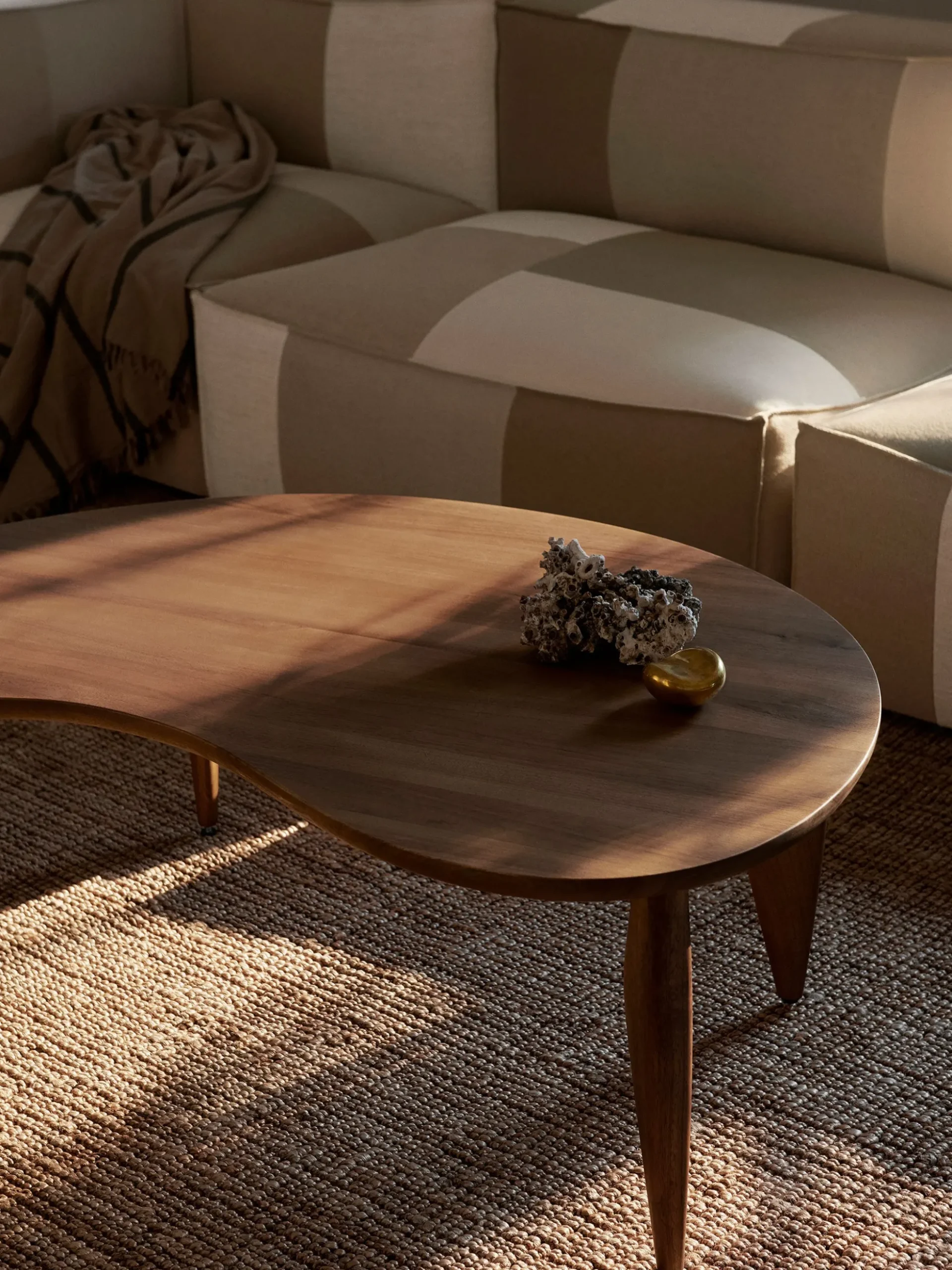 Feve Coffee Table - Walnut